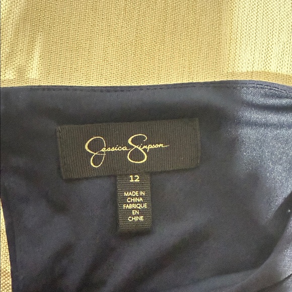 Jessica London Elegant Dark Blue Midi Dress - Picture 8 of 14